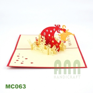 MC063 - santa with gift