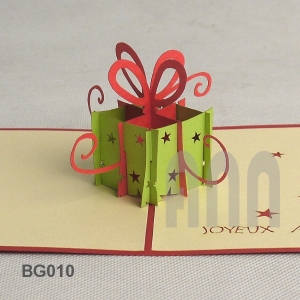 Birthday Gift Box 3D Pop-Up Card